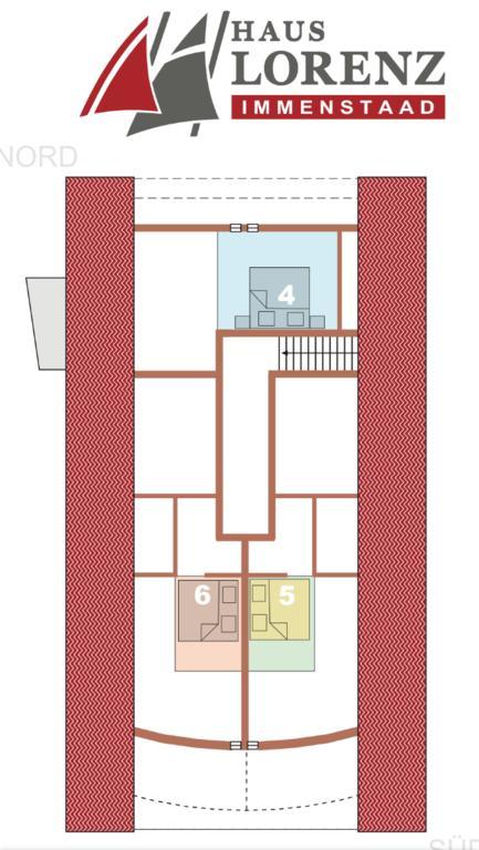 Haus Lorenz, Ferienwohnungen 博登斯边的伊门施塔特 外观 照片